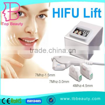 Mini Anti Wrinkle Skin Tightening HIFU Beauty Machine Expression Lines Removal