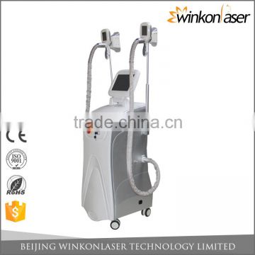 Medical CE / FDA technology low price weight loss product two different sizes cryo handle machine