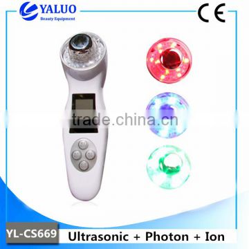 Portable Ultrasonic ION Photon Beauty Device