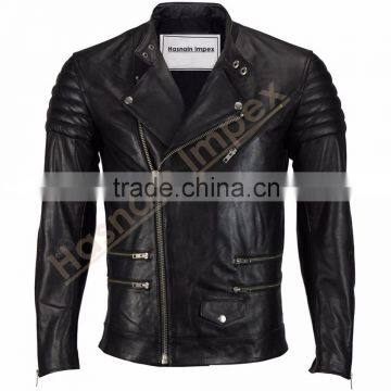 Motorcycle leather jacket for Men