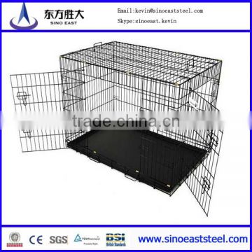 Wire Folding Pet Crate Dog Cage Easy Transport