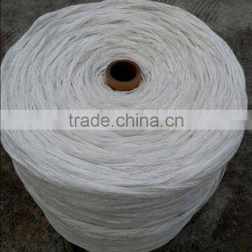 fibrillated pp yarn/polyester sewing threadgood recycled plastic string factory