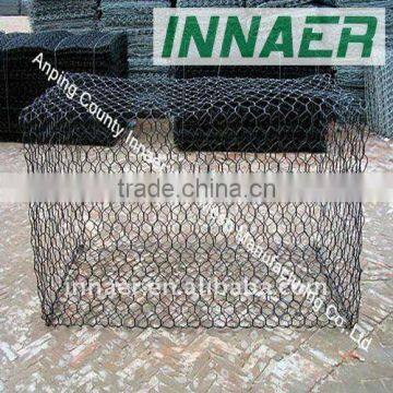 galvanized&pvc coated gabion basket(professional factory)