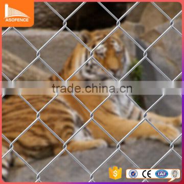 Anping county ASO factory whole sale for diamond mesh fence 60*60mm mesh chain link fencing