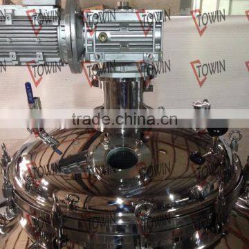 Stainless Steel Sanitary Detergent Mixing Tank With Agitator photo-2