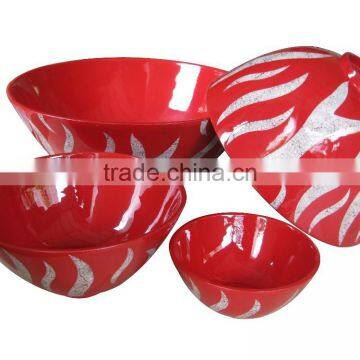 Family lacquer bowl, handmade from Vietnam