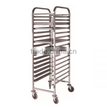 Bakery 16 trays Stainless steel food cake bread Trolley Cart