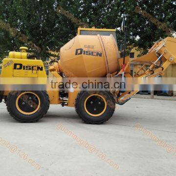 0.5 cubic meters compact automatic feeding mixers truck