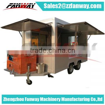 Multifunction China Fast Food Trailers, Food Crepe Trailer For Sale