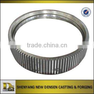 CNC Machining Steel Mechanical Rotating Gear Ring