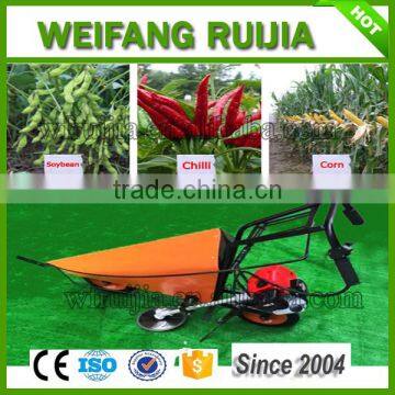 Shandong Hand push gasoline mini soybean harvester, soybean cutter