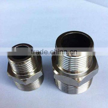 SS304 Stainless Steel Nipple , Steel Male Thread Connector photo-5