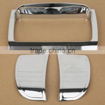 Chrome Tri Line Stereo Trim Cover for Touring Street Glide FLHXS 2014-up