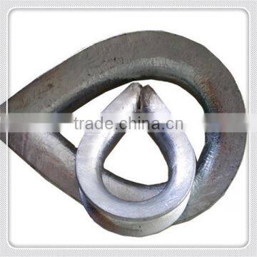 galvanized bs464 wire rope thimble