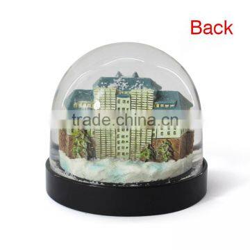 Acrylic Material Decorate Building Snow Globe photo-5