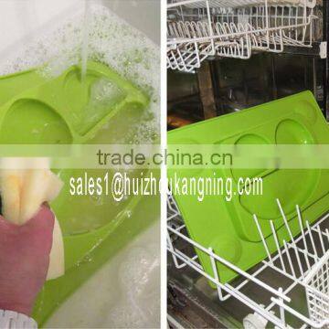 Silicome Suction Bowl Sectional Baby Plate/Placemat photo-3