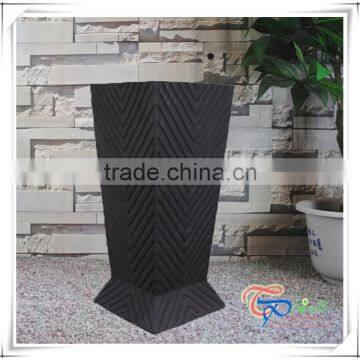 Fiberglass Manual Tall Decoration Large Pots for Planting Trees photo-2