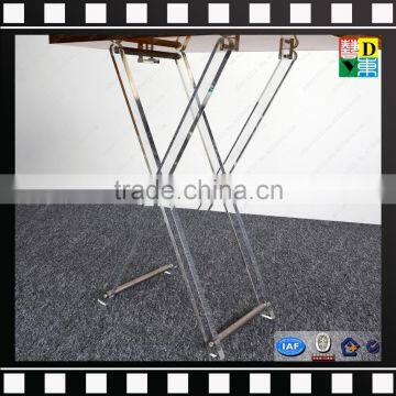 Custom Acrylic Folding Snack Table Household Acrylic Clear Folding Tray Table Foldable Coffee Table From China Manufacturer photo-2