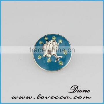 Fashion jewelry wholesale rhinestone pearl snap button