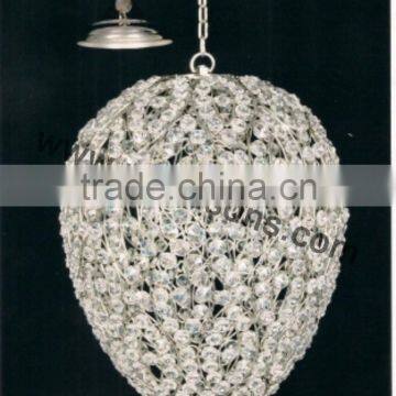 Wholesale Floor Crystal Candle Holder Stand With Hanging Crystal photo-2