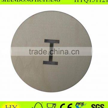 wholesale engraving table mat wooden coaster