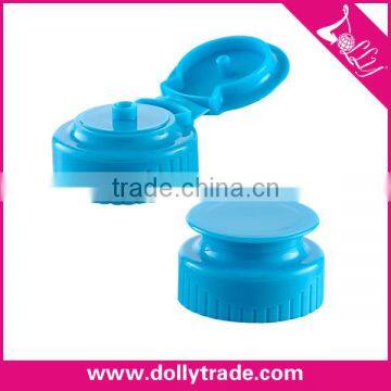 28/400MM Blue Plastic Tube Flip Top Cap,Flip Off Cap,Flip Cap