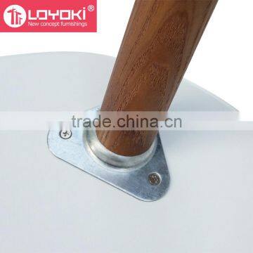 Living Room Round Shelf Coffee Table Modern Wooden Coffee Side Table Small Tea Table photo-5