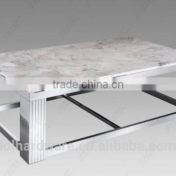 Stainless Steel Morden Marble Top Offee Table photo-3