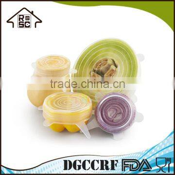 NBRSC Multi Size Silicone Lids Food and Bowl Covers Stretch Reusable Lids Cover Wrap photo-3