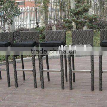 French bistro rattan chairs