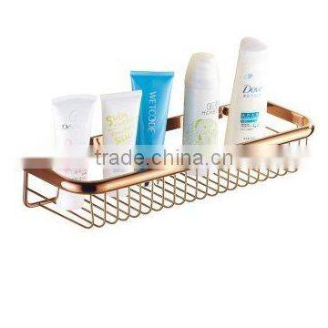 Rose Gold Basket Continental Bathroom Shelves Corner Bathroom Shelves photo-3