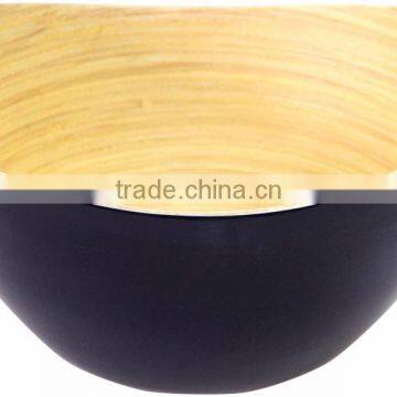 Spun Bamboo Salad Bowls, Lacquered Bamboo Salad Bowls photo-6