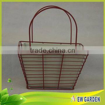 Wholesale Stylish Made In China Metal Decorative Baskets For Wedding photo-5