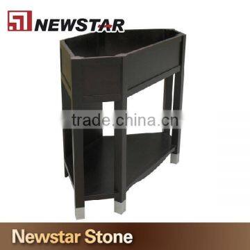 High quality natural wood hotel vanity base design