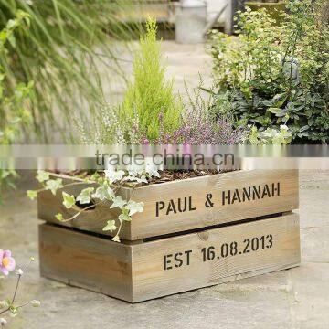 custom personalised weding crate