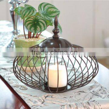 European British Style Unique Design Candlestick Metal Candleholder Vintage Candle Stand Tea Light Wedding Home Decor Classic photo-3