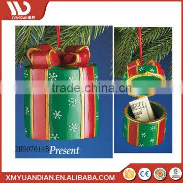 Wholesale Jewelry Box Polyresin Craft Present Hanging Names Resin Christmas Ornaments Wholesale photo-4