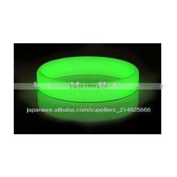 glowing in dark bulk cheap adult silicone bracelets