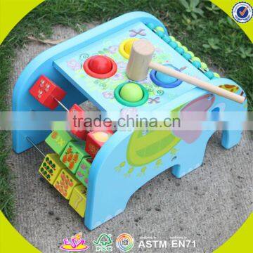 Wholesale Wonderful Baby Wooden Blocks Box Toy Educational Wooden Blocks Box Toy W12D002 photo-3