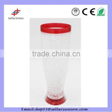Plastic Thick Long Cup With Gelatin