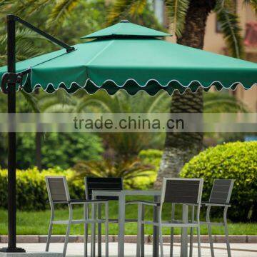 High End Patio Umbrella 3X3M Rome Umbrella with Base