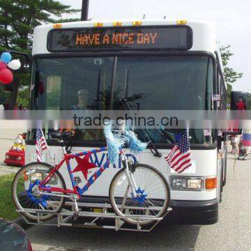 2014 Used Stainless Steel bus RV Dual bike storage rack(ISO approved)