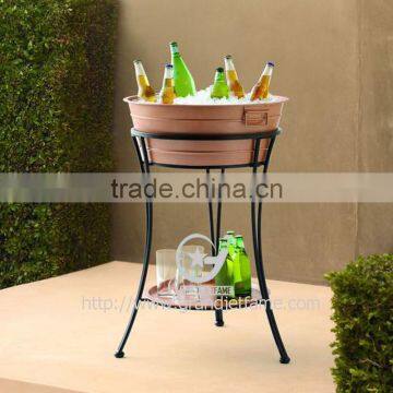 Ice Bucket Beverage Party Tub With Stand Drink Cooler For Parties Picnics Beer Ice Bucket