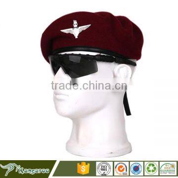Wholesale Custom Types Of Red Military Berets photo-2