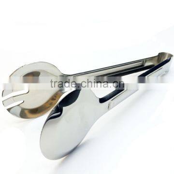 Heat Resistant Kitchen Accessories 9'' Stainless Steel Barbecue BBQ Clip, Food Tong, Salad Tongs photo-2
