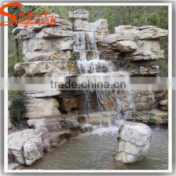 Factory Design Stylize Artificial Large River Slate Rock Stones White Rocks Landscaping photo-4