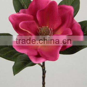 stem flower neckline deocration wedding magnolia silk flowers