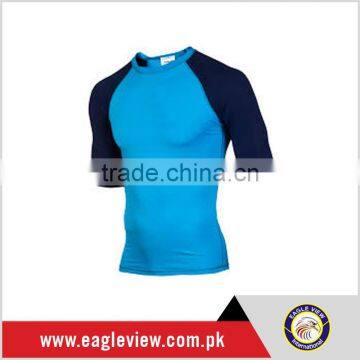 Sky & Black Rash Guard