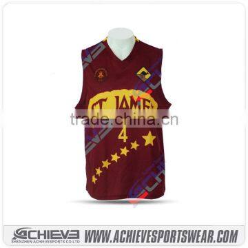 factory price basketball uniform/basketball jersey design