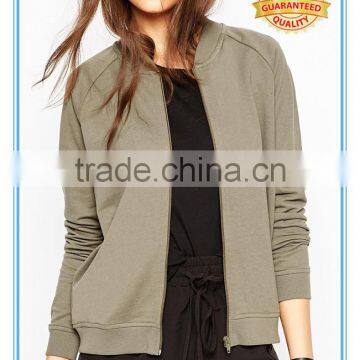 Women's Loop-back Sweat Bomber Jacket